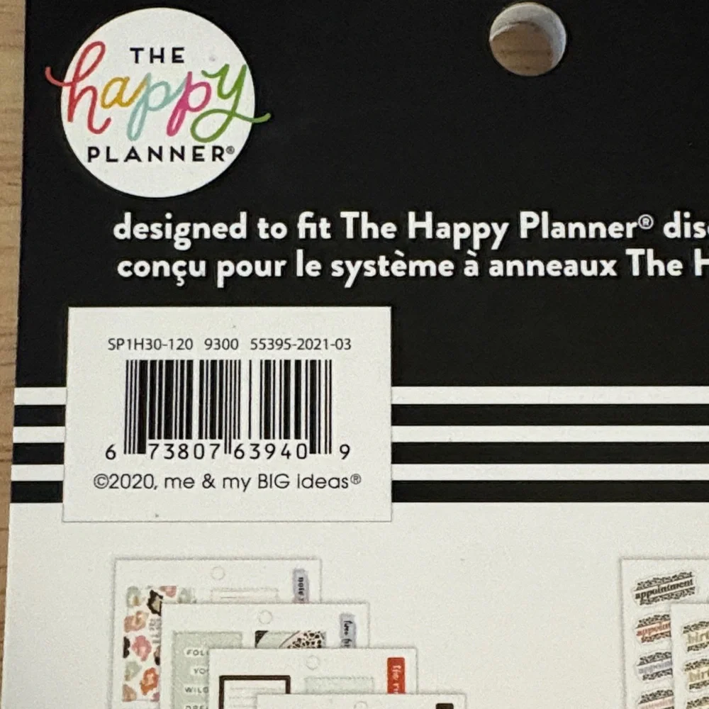 The Happy Planner Colorful Leopard Sticker Book. New